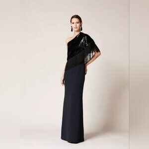 Sachin and Babi One Shoulder Midnight Gown $1295